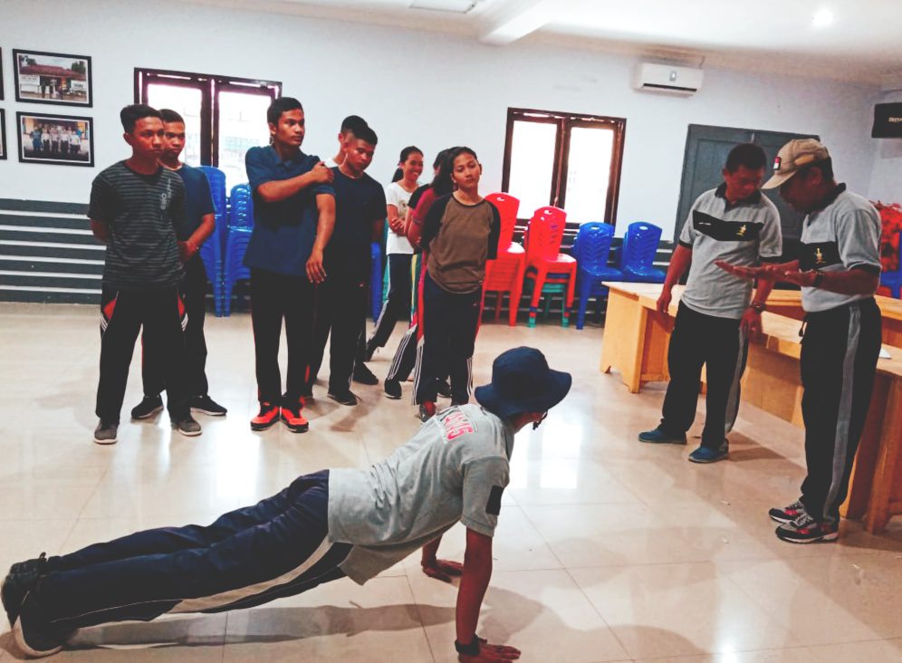 Meningkatkan Kemampuan Putra Daerah Ikut Seleksi Polri, Polres Tana Toraja Gelar Binlat