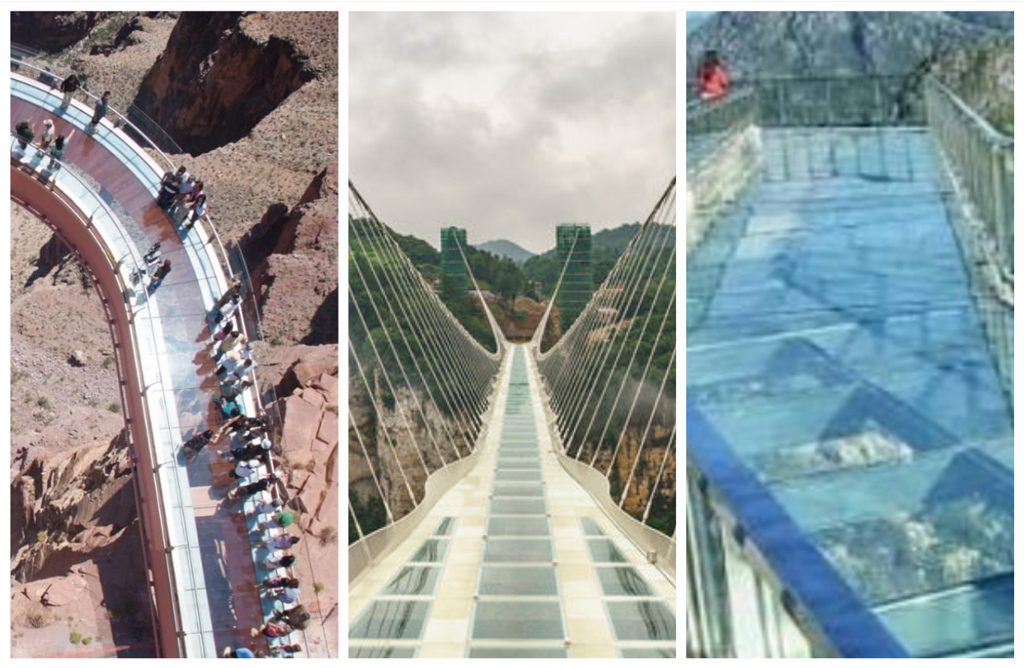 Membandingkan Jembatan Kaca Skywalk dan Hongayu, Dengan Pelataran Kaca Burake