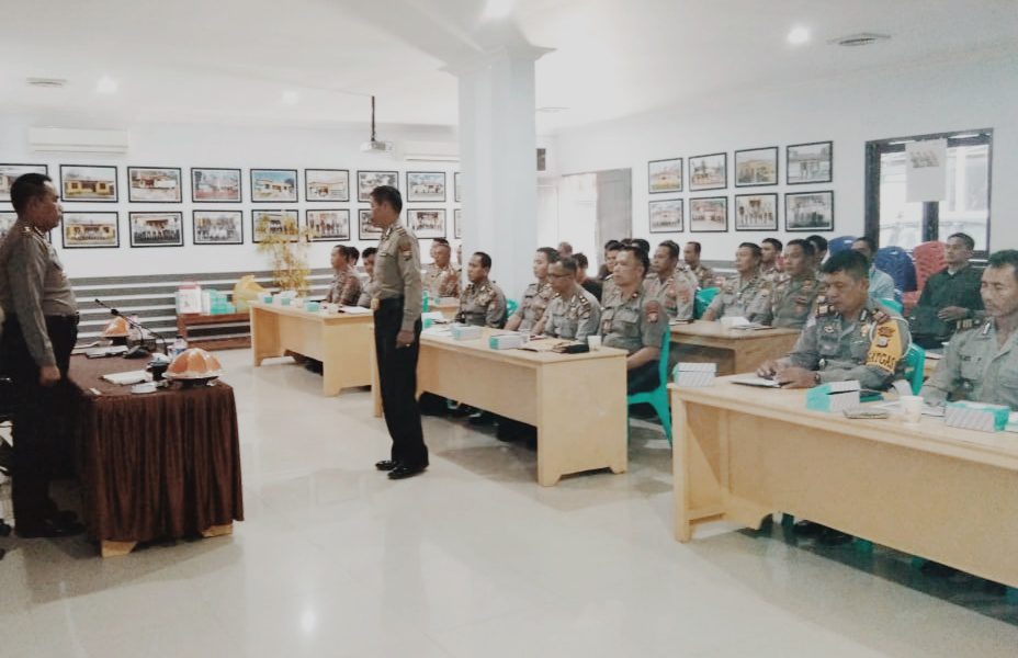 Mengukur Kinerja, Polres Tana Toraja Rutin Melakukan Analisa dan Evaluasi Kerja