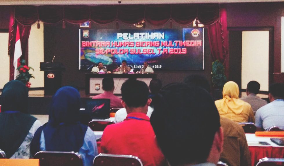 Perangi Berita Hoax, Personel Polres Se Sulsel Dibekali Pelatihan Multimedia dan Cyber Troops