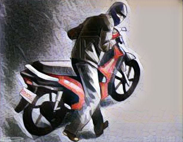 Tidak Hati Hati Satu Unit Sepeda Motor di Sopai Raib