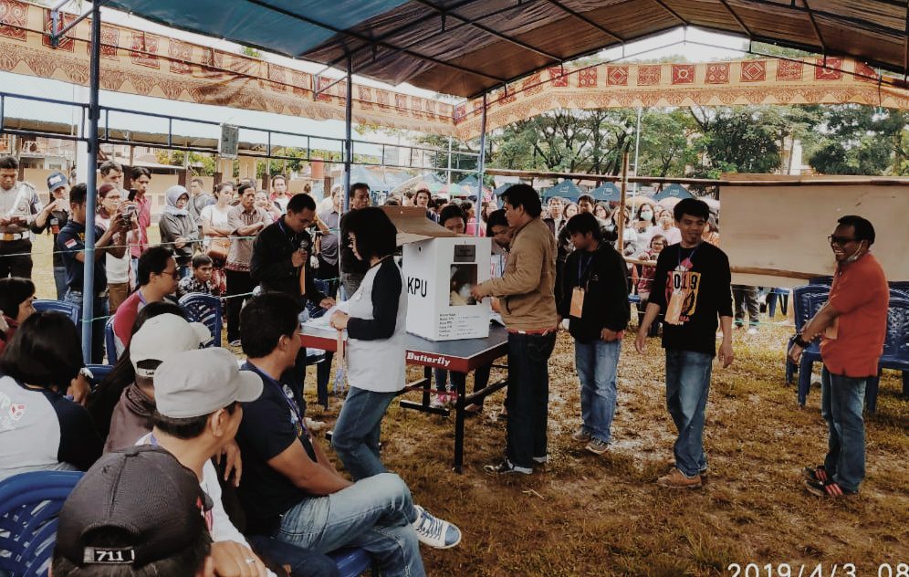 Gelar Simulasi Pengamanan Dan Perhitungan Suara Di TPS Bersama, Bentuk Dari Sinergitas Polres, Kodim dan KPU Toraja Utara