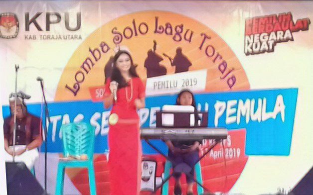 KPU Toraja Utara Gelar Pentas Seni Untuk Menggaet Pemilih Pemula