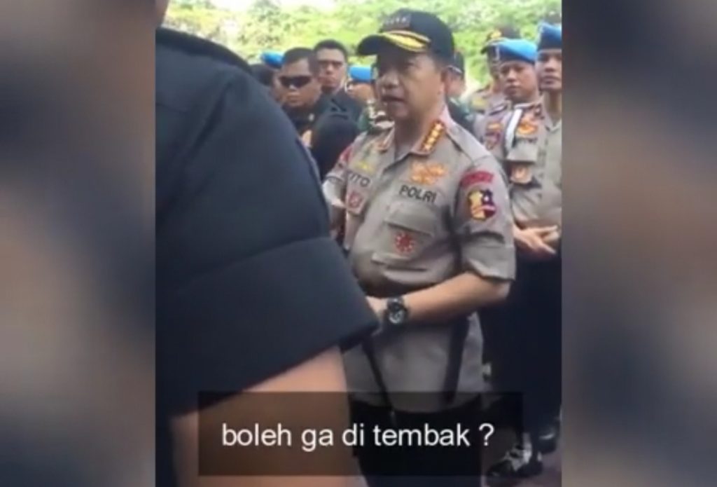 Fakta dibalik Video Kapolri Perintahkan Tembak Masyarakat