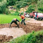 BPBD Toraja Utara Perbaiki Jalur Alternatif di Lembang Rante