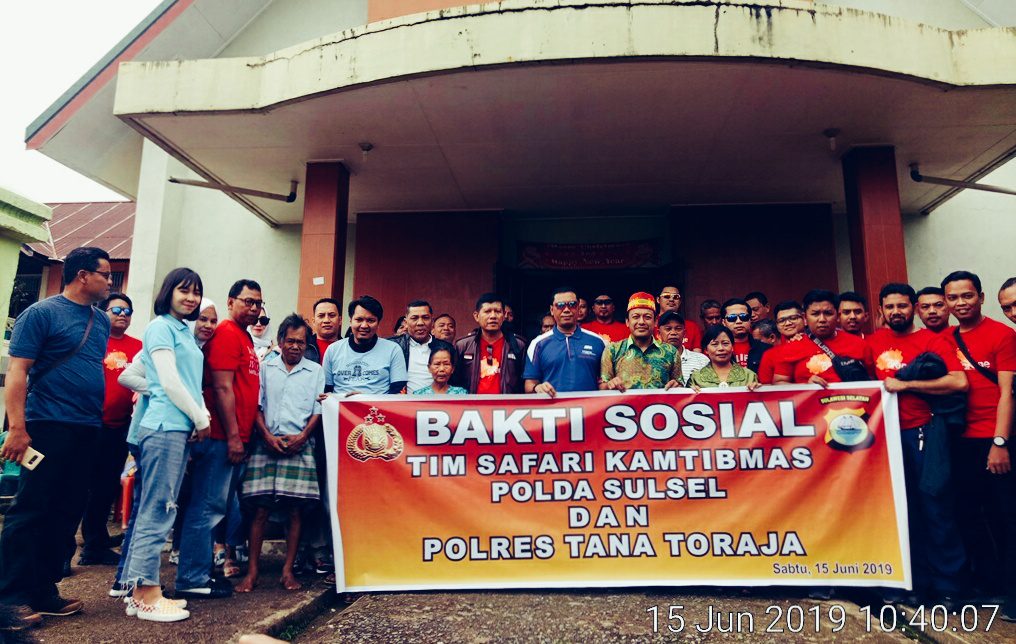 Kamtibmas Polda Sulsel Safari Ke Toraja Utara