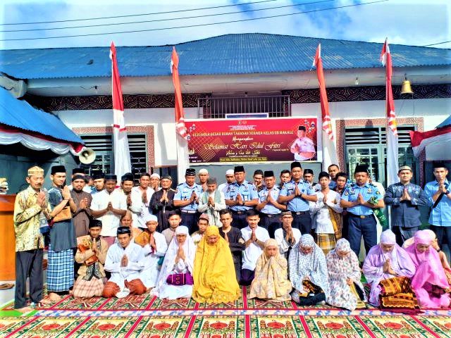 10 Napi Rutan Klas IIB Makale Terima Remisi pada Lebaran Tahun Ini