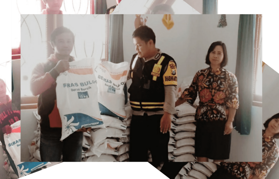 Agar Tepat Sasaran, Polisi Awasi Penyaluran Bansos di Tallunglipu