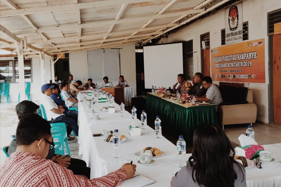 KPU Toraja Utara Evaluasi Fasilitas Kampanye Pemilu 2019