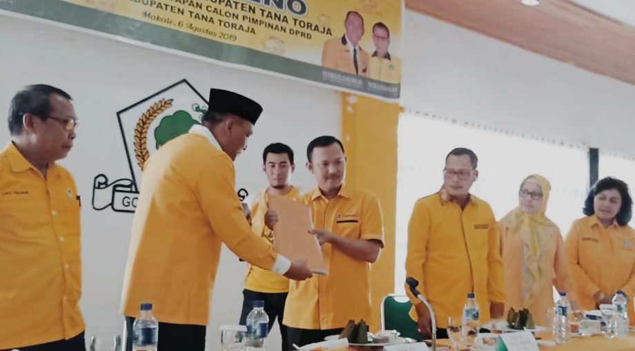 Golkar Tana Toraja Usulkan 7 Nama Calon Ketua DPRD Ke DPD