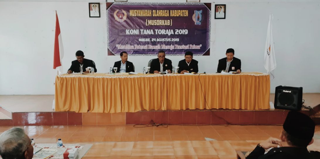 KONI Tana Toraja Gelar Musorkab, Wabup Harapkan Kepengurusan Periode Ini Lebih Baik