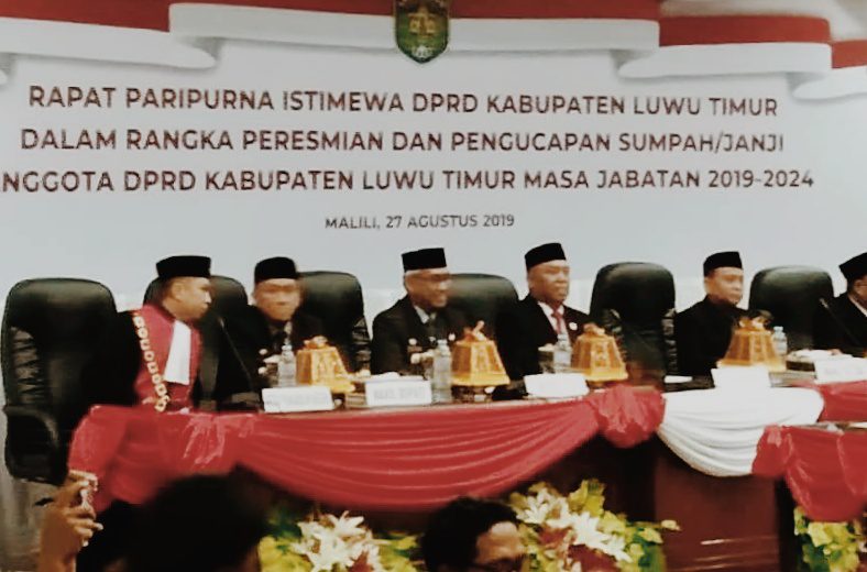Amran Syam Jabat Ketua DPRD Sementara Luwu Timur