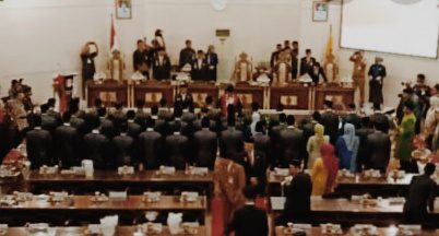 40 Anggota DPRD Wajo Dilantik, Legistor PAN Jabat Ketua DPRD Sementara