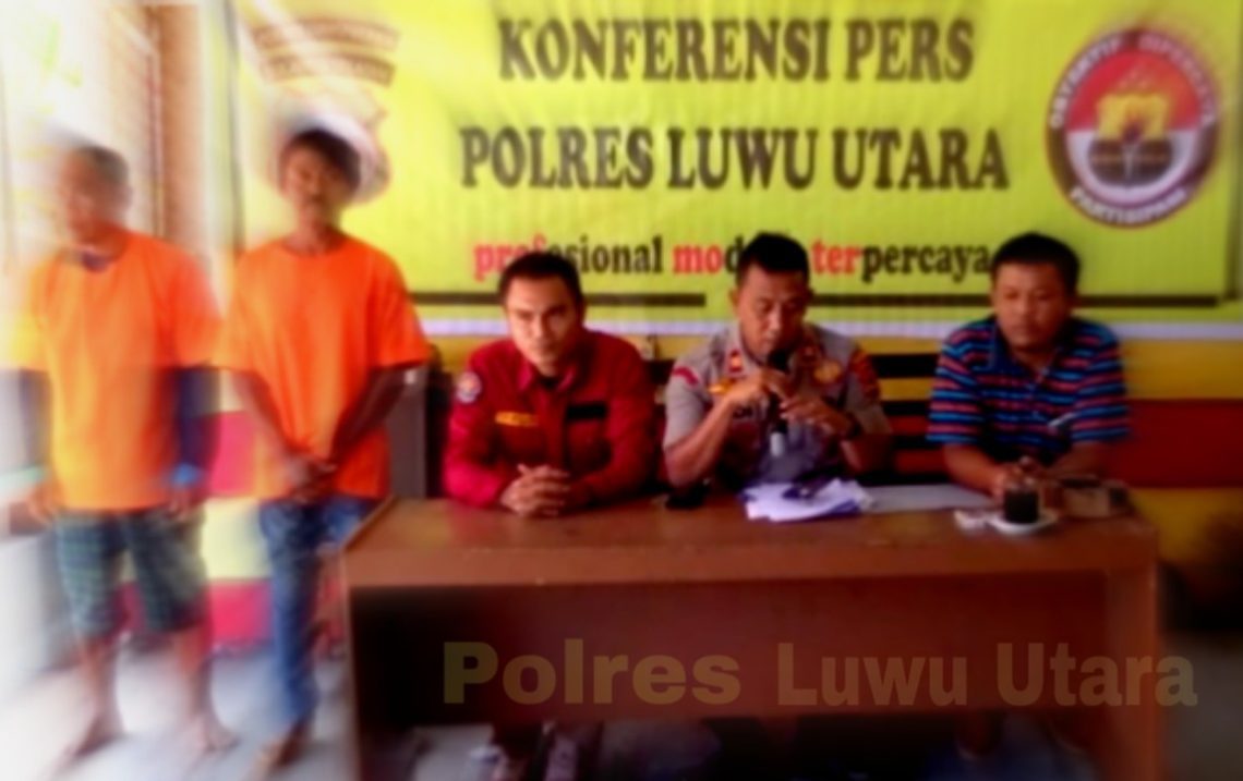 Gilir Anak Ingusan, Dua Kakek di Luwu Utara Diamankan Polisi