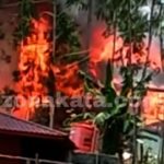 Ditinggal Pemiliknya Satu Rumah di Buntu Tangti Ludes Terbakar