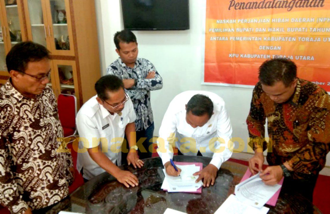 Anggaran Pilkada Toraja Utara Disepakati Rp.30,8 Miliar