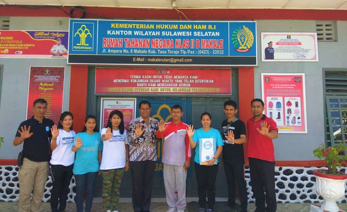 Rutan Kelas IIB Makale Jalani Tes Urin, Ini Hasilnya