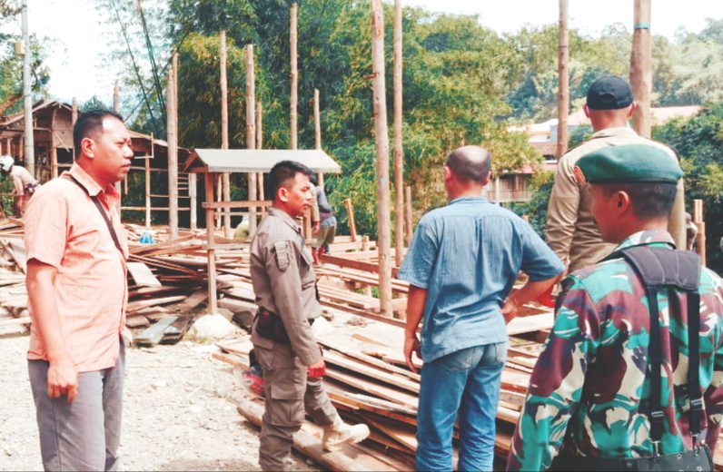Pemerintrah Kabupaten Toraja Utara Kembali Bongkar Sejumlah Bangunan Liar
