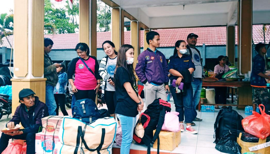 Ratusan Pengungsi Wamena Tiba di Kantor BPS Gereja Toraja