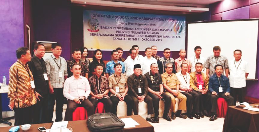 Anggota DPRD Tana Toraja Ikuti Orientasi di BPSDM Sulsel