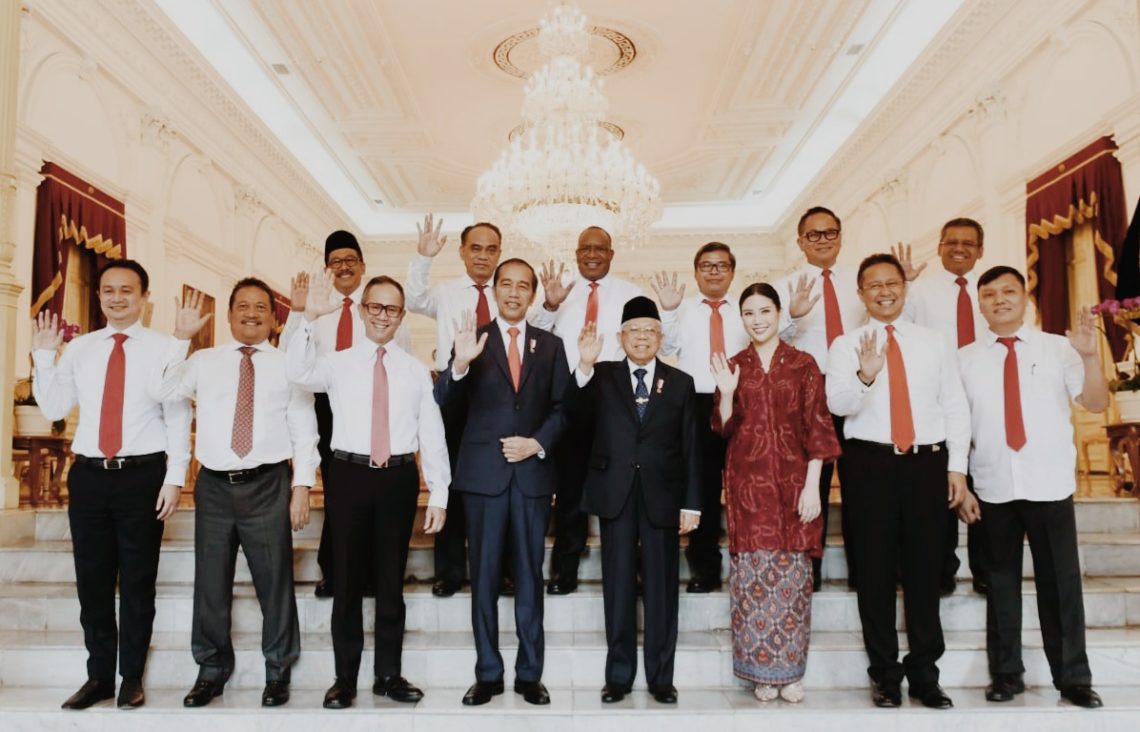 Jokowi Lantik 12 Wakil Menteri Kabinet Indonesia Maju