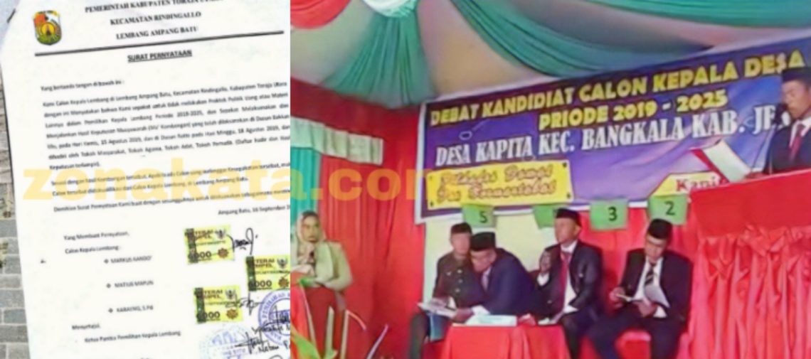 Pelaksanaan Pilkades Desa Kapita dan Pilkalem Ampang Batu Patut di Contoh