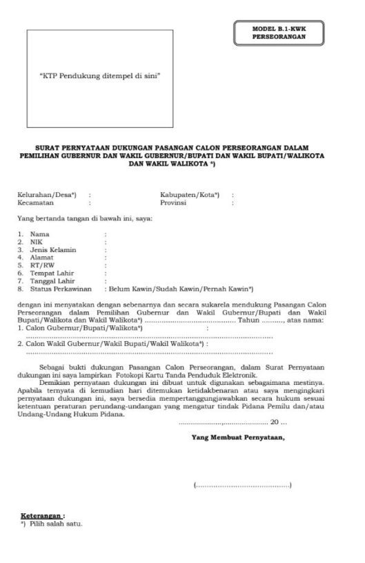 Calon Perseorangan di Toraja Utara Masih Sepi Peminat