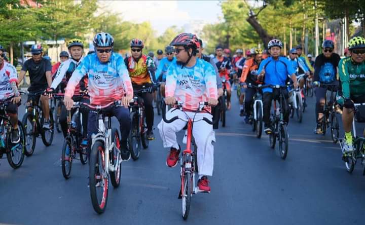 Meriahkan HUT Sulsel ke-350 Pemprov Sulsel Gelar Fun Bike