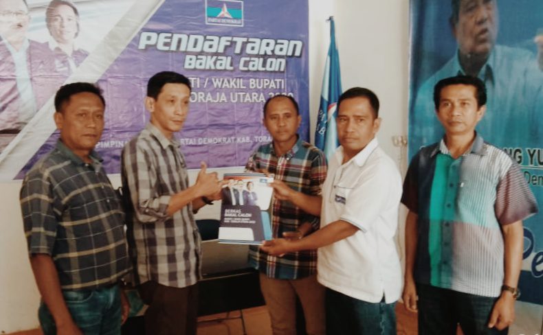 Mendaftar Lewat Partai Demokrat, Frederik Batti Sorring Ramaikan Pilkada Toraja Utara