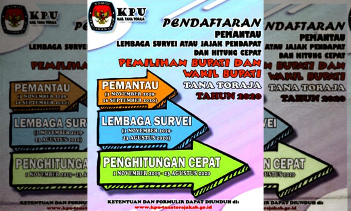 Jelang Pilkada, KPU Tana Toraja Buka Pendaftaran Pemantau Pemilu