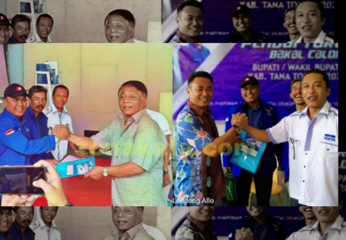 Theofilus Allorerung dan dr. Rudhy Andi Lolo Daftar di Partai Demokrat