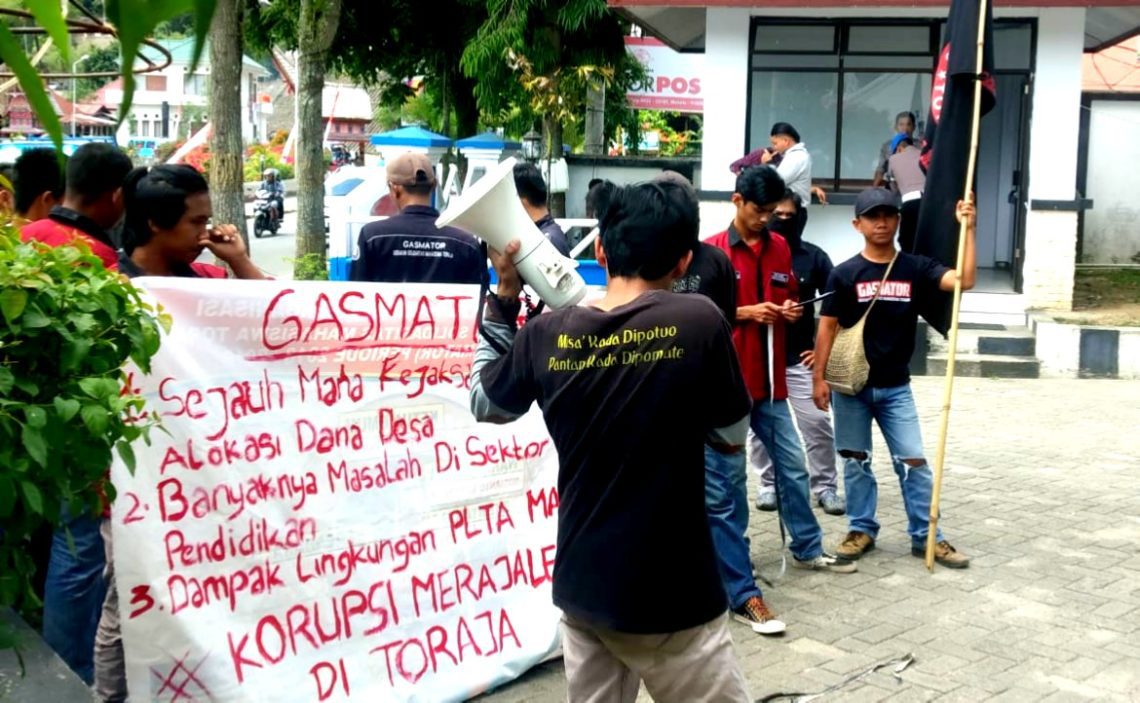 Gasmator Desak DPRD Tana Toraja Untuk Ikut Memberantas Kasus Korupsi Di Daerah Ini