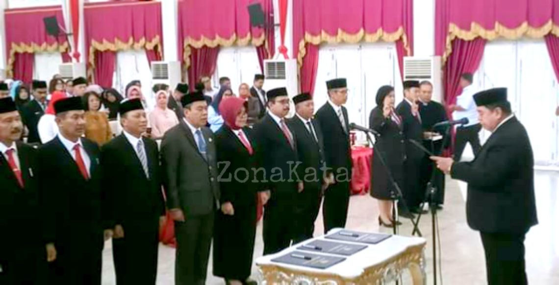 Sejumlah Pejabat Eselon II dan III Pemprov di Mutasi, Berikut Nama Namanya