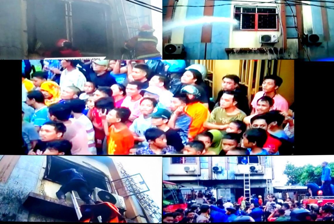 Sebuah Ruko Terbakar di Makassar, 5 Korban Meninggal Dunia