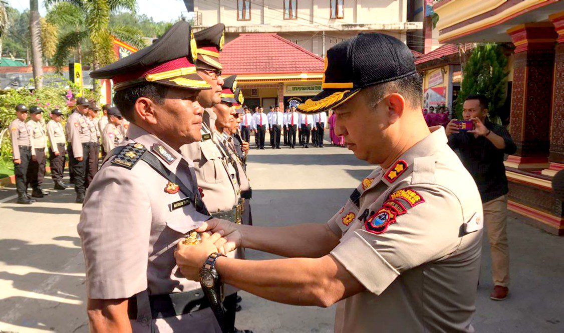 Empat Pejabat Utama Polres Tana Toraja Bergeser