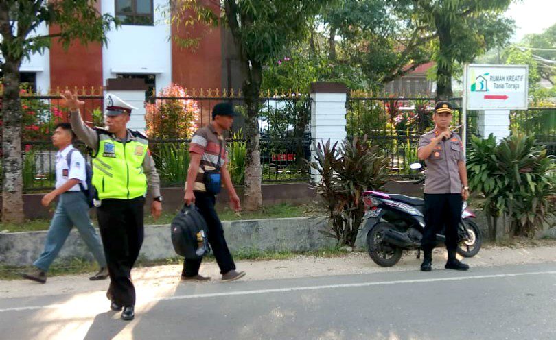 Jam Pulang Sekolah, Polres Tana Toraja Akan Tingkatkan Pelayanan