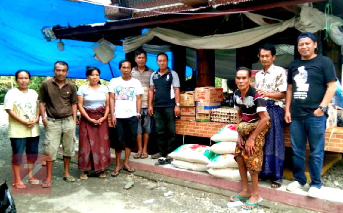 Wagub Sulsel Berikan Bantuan Kepada Korban Kebakaran di Lembang Lea