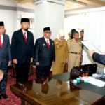 Sekprov Kukuhkan Sejumlah Pejabat Tinggi Pratama Lingkup Pemprov Sulsel