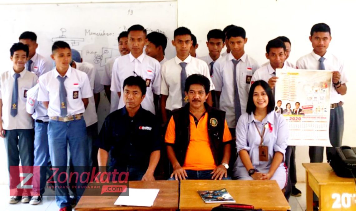 Bentuk Satgas Pencegahan Politik Uang, Panwascam Sangalla Sambangi SMK Buntu Masakke