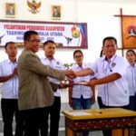 Calviyn Parapak Tondok Resmi Jabat  Ketua Pengkab Taekwondo Toraja Utara