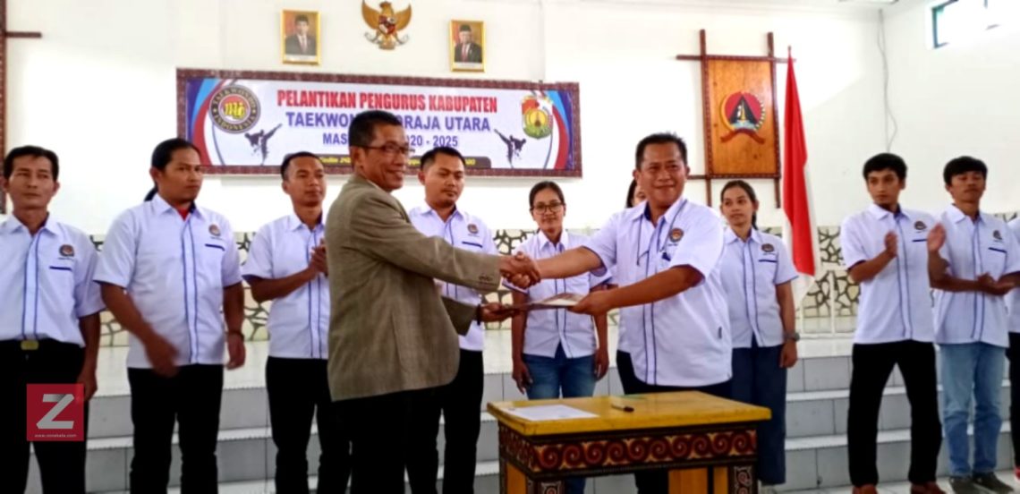 Calviyn Parapak Tondok Resmi Jabat  Ketua Pengkab Taekwondo Toraja Utara