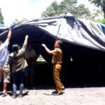 BPBD Toraja Utara Mulai Dirikan Tenda Untuk Korban Bencana Tanah Longsor Di Bokin