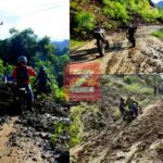 Dikelilingi Longsor, Camat Simbuang Minta Warganya Waspada