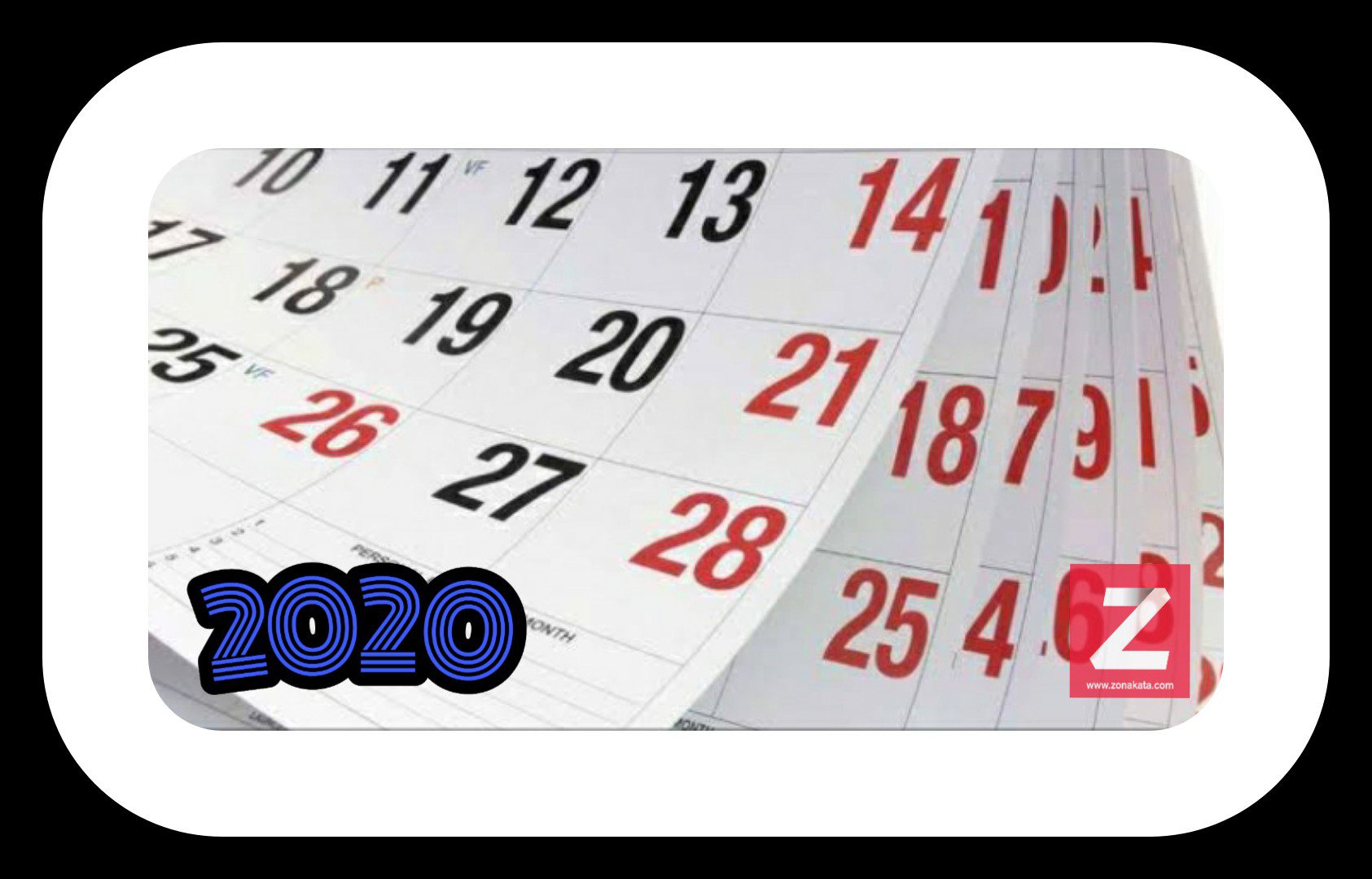 Libur Nasional dan Cuti Bersama 2020 Bertambah, Menjadi 24 Hari