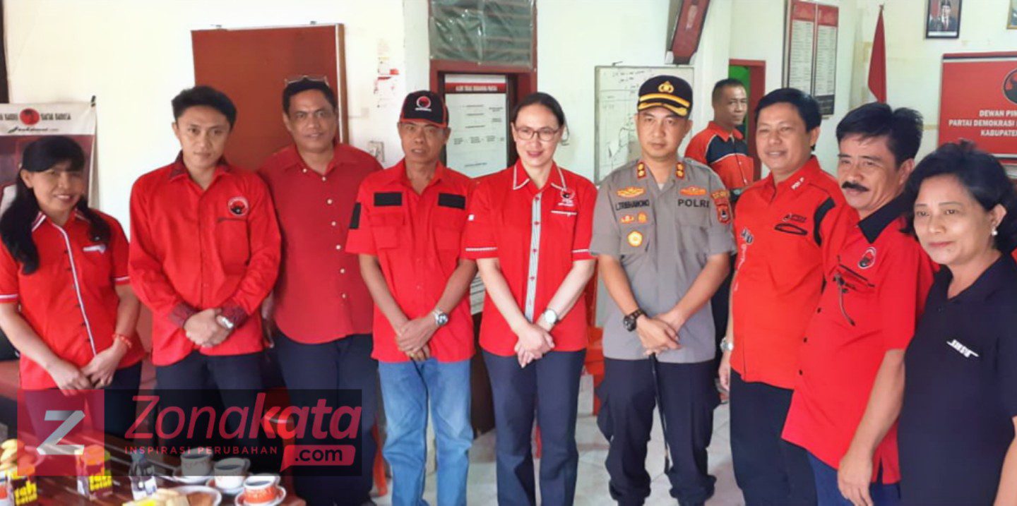 Kapolres Sambangi Kantor DPC PDI Perjuangan Tana Toraja