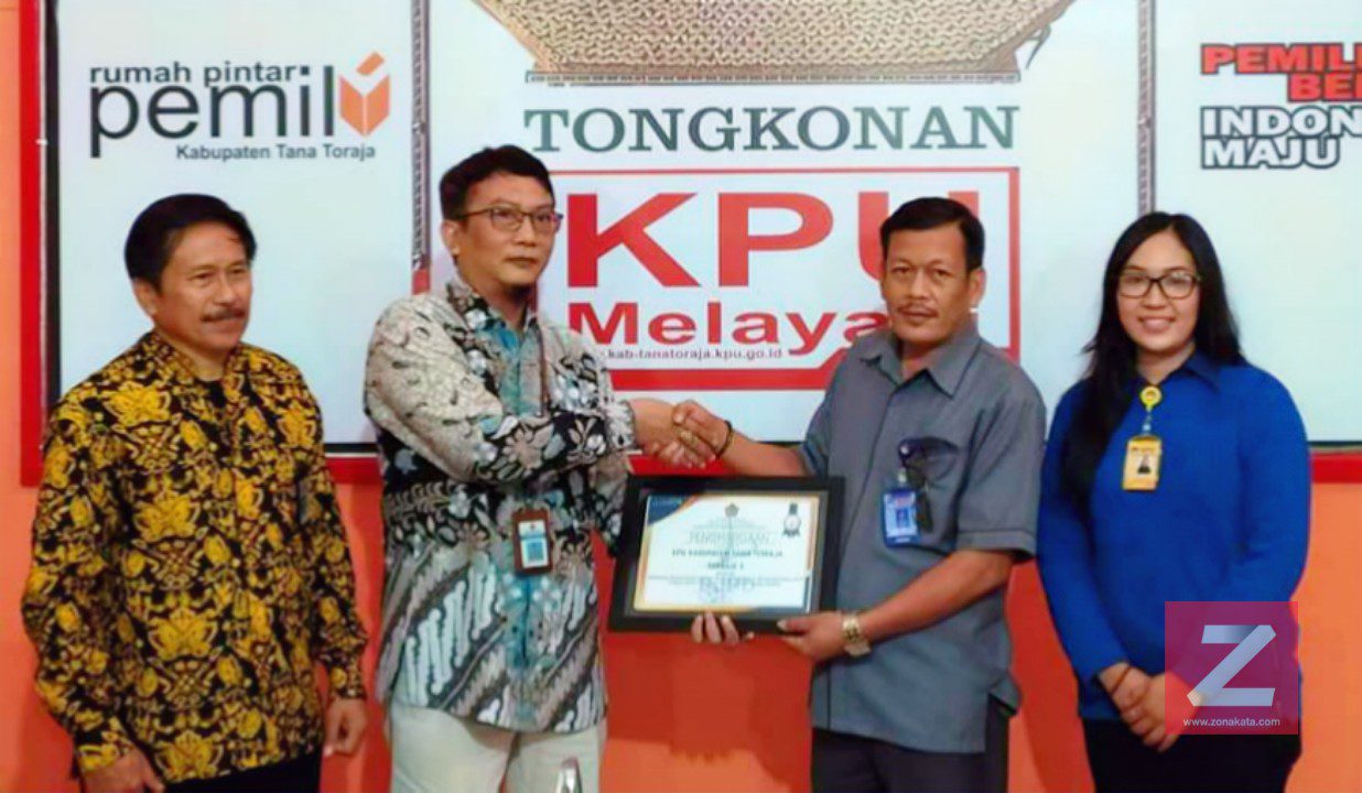KPU Tana Toraja Raih Penghargaan Terbaik I IKPA dari KPPN Makale