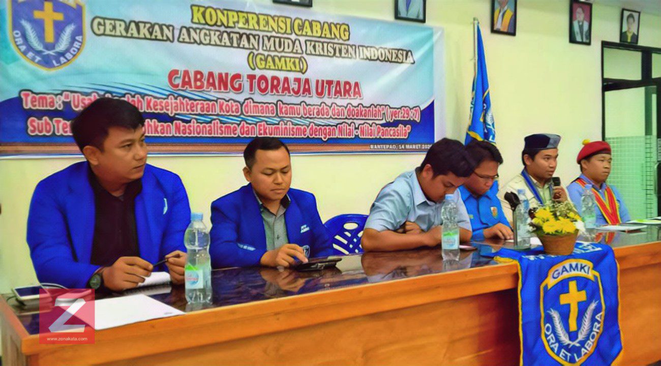 Albert Tappo Terpilih Menjadi Ketua GAMKI Toraja Utara