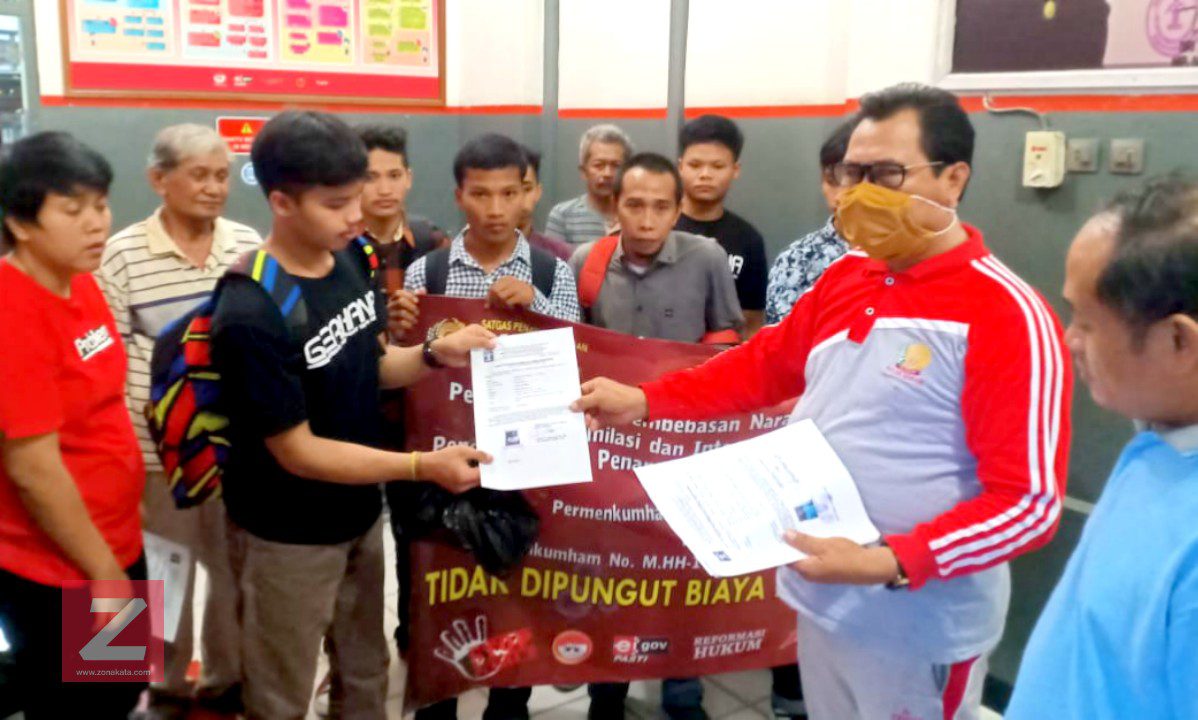 41 Napi Rutan Klas IIB Makale Dibebaskan, Namun Tidak Boleh Keluar Rumah