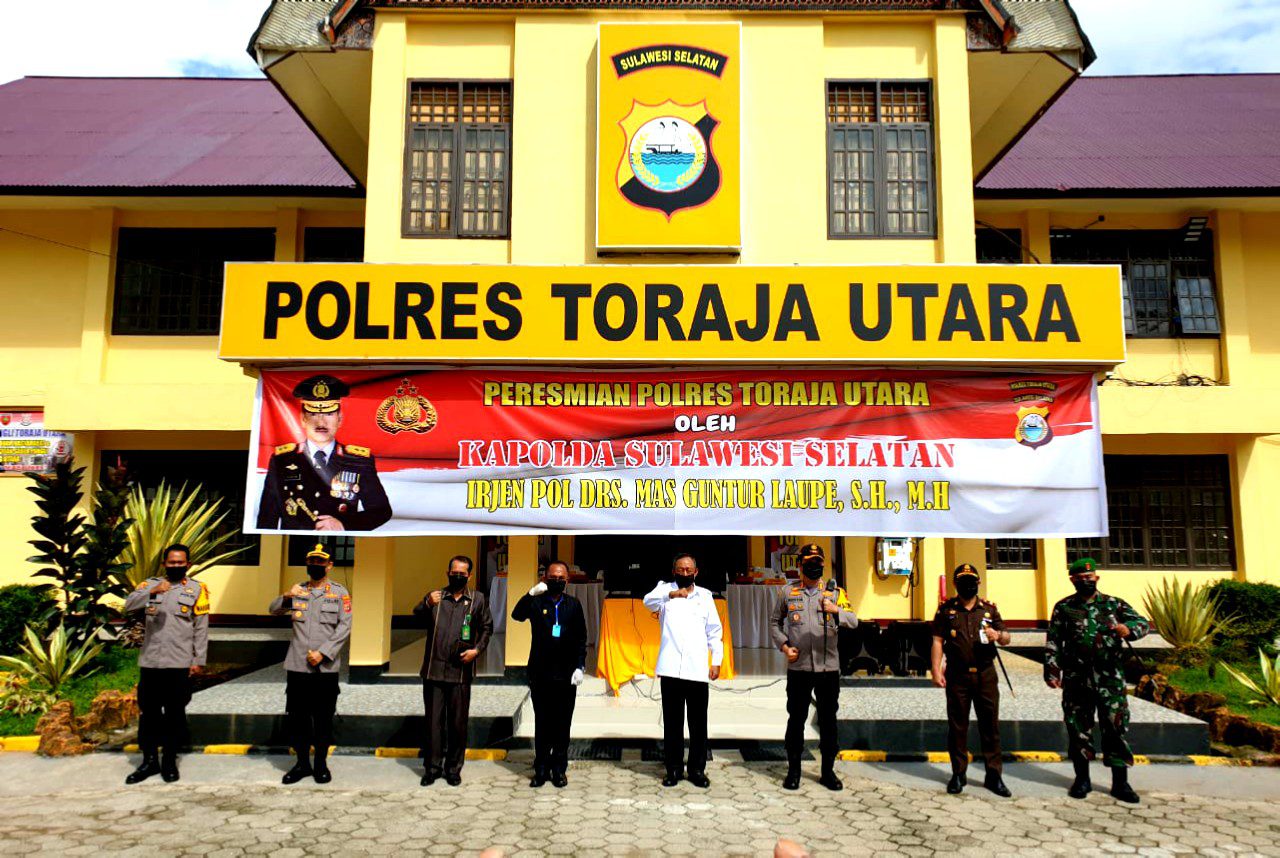 Kapolda Resmikan Polres Toraja Utara Melalui Video Conference 3 Kapolda Resmikan Polres Toraja Utara Melalui Video Conference