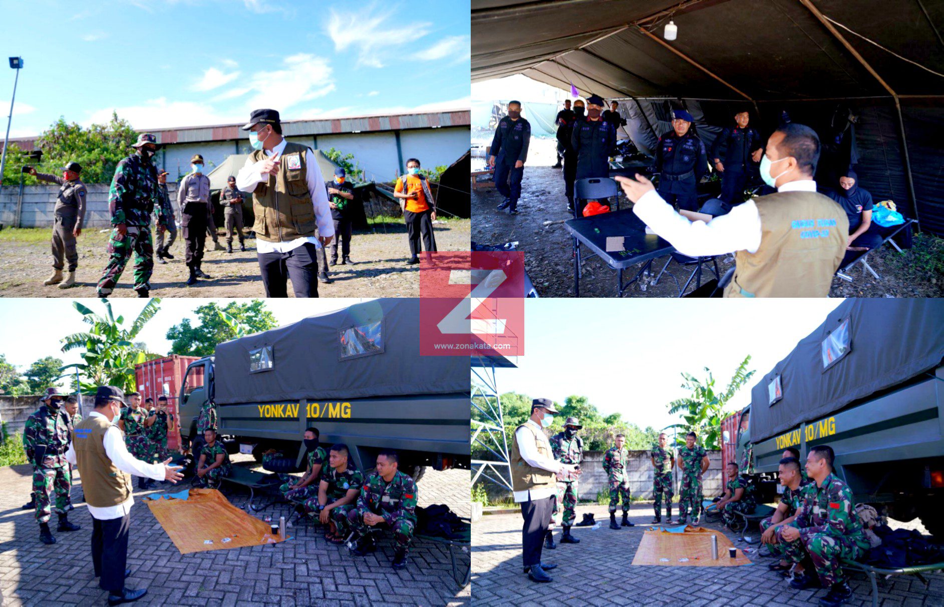 Wagub Sulsel Pantau Pos Petugas Pengamanan Terpadu di Macanda Gowa